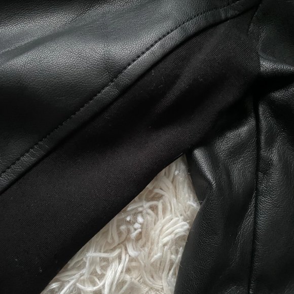 Zara Ruffled Faux Leather Jacket - Trafaluc - Picture 13 of 15